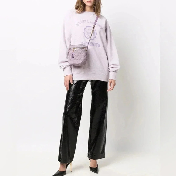 SAINT LAURENT YSL NWT Saint Laurent Universite Oversized Sweatshirt Fleece M - Picture 1 of 12
